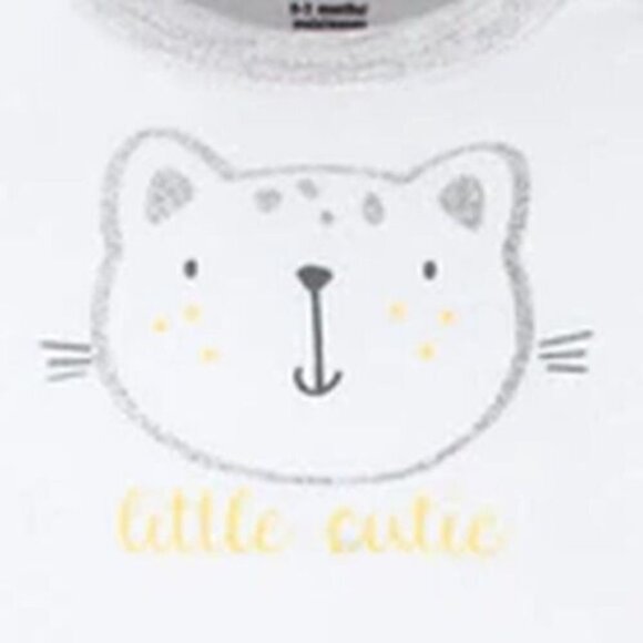 3/$15 Gerber 3Pc Baby Purfectly Wild Short Sleeve Onesies® - Picture 2 of 5